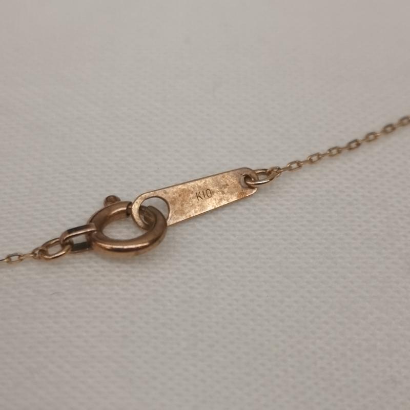 ヨンドシー 4℃ アクセサリー ネックレス、ペンダント K10 ダイヤモンド ゴールド ネックレス - レディース USED 古着 中古 50153669