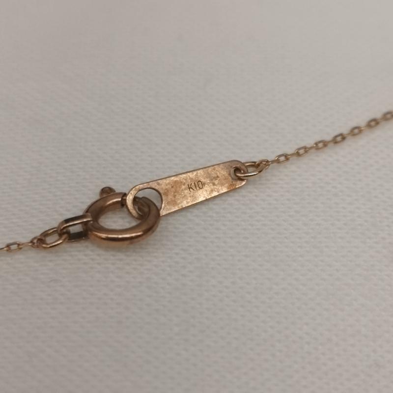 ヨンドシー 4℃ アクセサリー ネックレス、ペンダント K10 ダイヤモンド ゴールド ネックレス - レディース USED 古着 中古 50153669