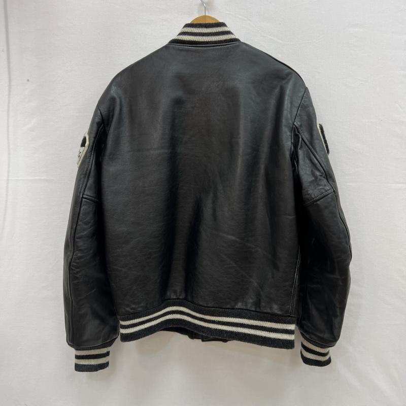 ヴィンテージ VINTAGE ジャケット、上着 ジャンパー、ブルゾン CATCHBALL キャッチボール 90s USA製 オールレザー スタジャン 40 黒 / ブラック / black メンズ USED 古着 中古 50153670