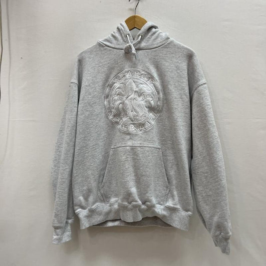 エクストララージ XLARGE パーカー 長袖 AFTERMATH アフターマス コラボ プルオーバー スウェット パーカー L 灰 / グレー / gray メンズ USED 古着 中古 50153677