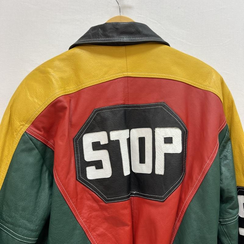 古着 USED ジャケット、上着 レザージャケット マルチカラー レザージャケット 46 メンズ USED 古着 中古 50153679