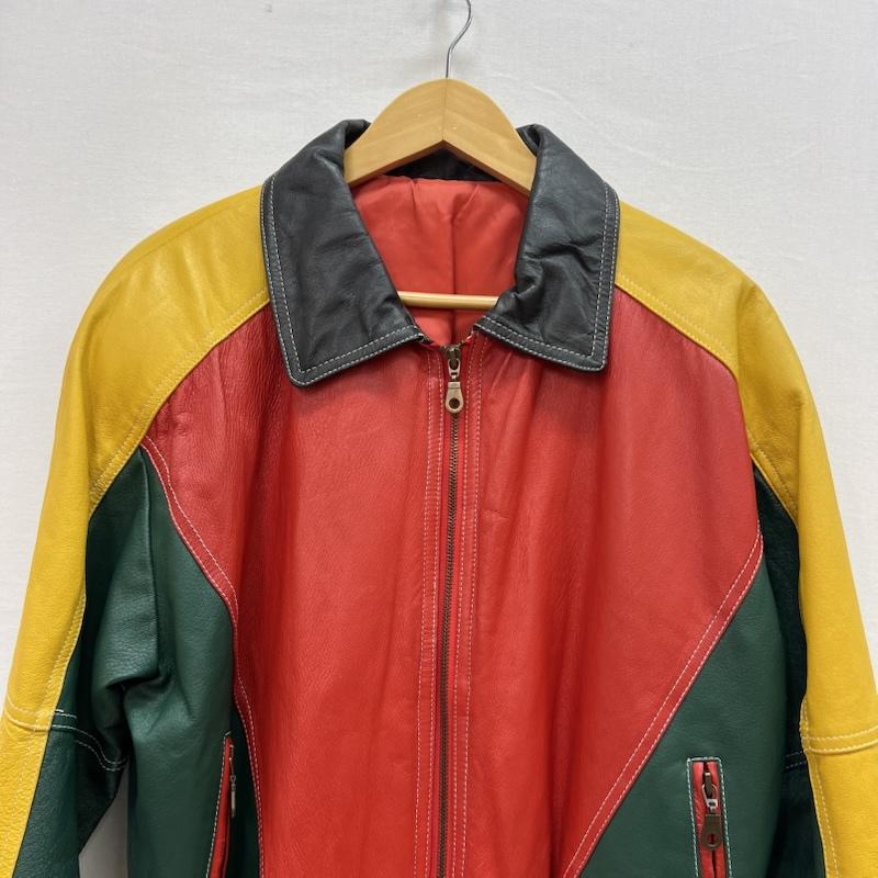 古着 USED ジャケット、上着 レザージャケット マルチカラー レザージャケット 46 メンズ USED 古着 中古 50153679
