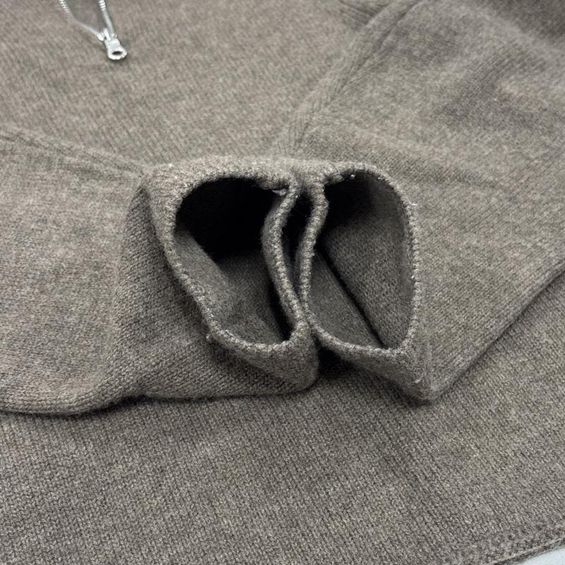 古着 USED ニット、セーター 長袖 KARENNE カレンネ ハーフジップ ジップアップ ニット セーター 36 無地 茶 / ブラウン / brown レディース USED 古着 中古 50153693