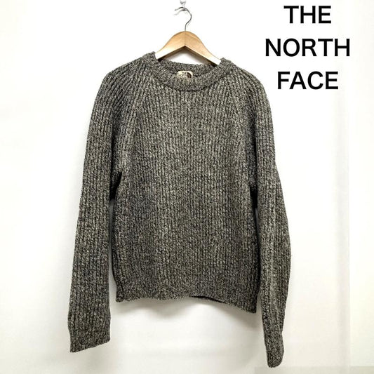 ザノースフェイス THE NORTH FACE ニット、セーター 長袖 セーター クルーネック プルオーバー ニット 茶タグ M メンズ USED 古着 中古 50153700