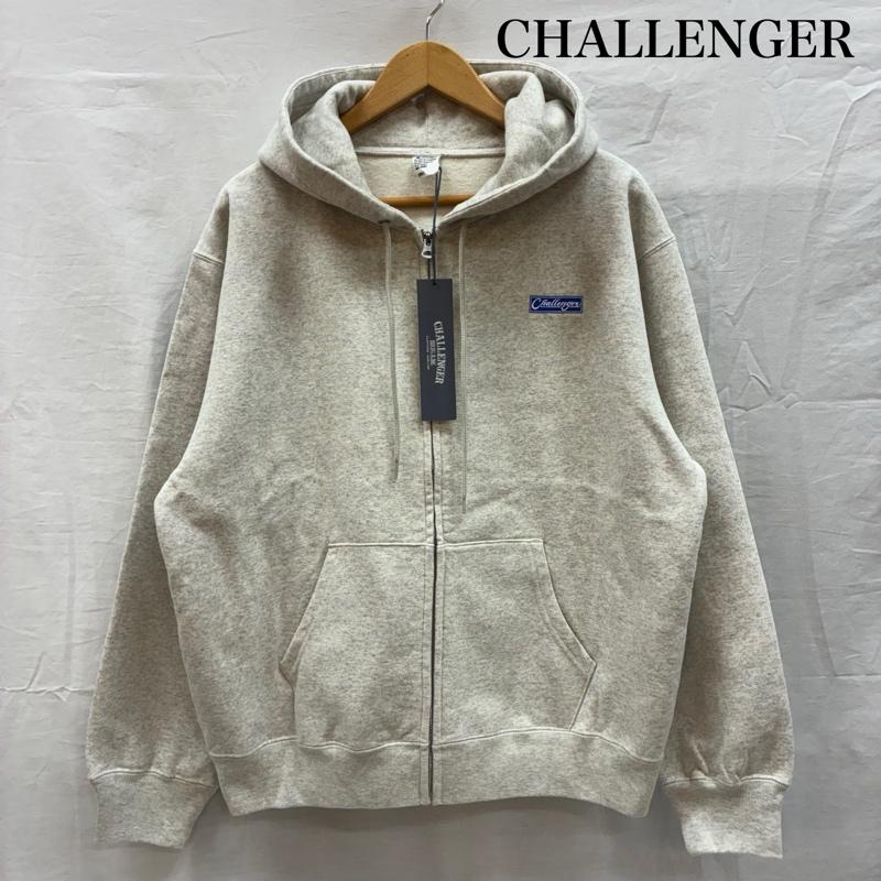 チャレンジャー CHALLENGER パーカー 長袖 24AW BAR LOGO ZIP HOODIE バー ロゴ ジップ フーディー CLG-SW 024-007 パーカー S ロゴ、文字 X プリント 灰 / グレー / gray メンズ USED 古着 中古 50153710