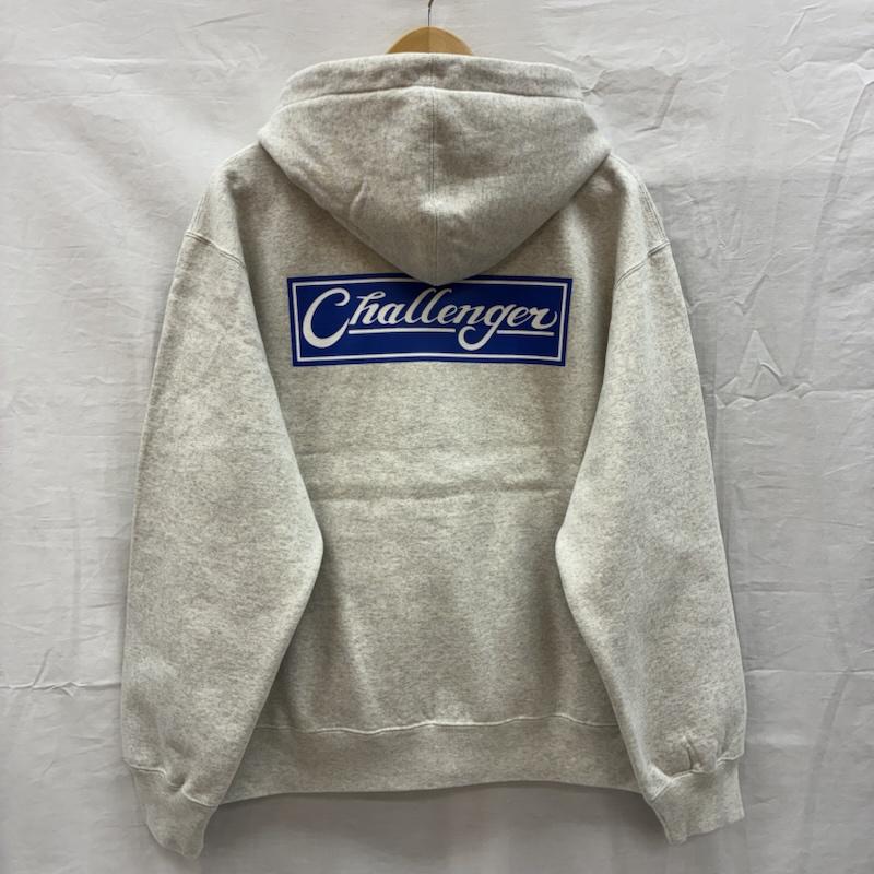 チャレンジャー CHALLENGER パーカー 長袖 24AW BAR LOGO ZIP HOODIE バー ロゴ ジップ フーディー CLG-SW 024-007 パーカー S ロゴ、文字 X プリント 灰 / グレー / gray メンズ USED 古着 中古 50153710