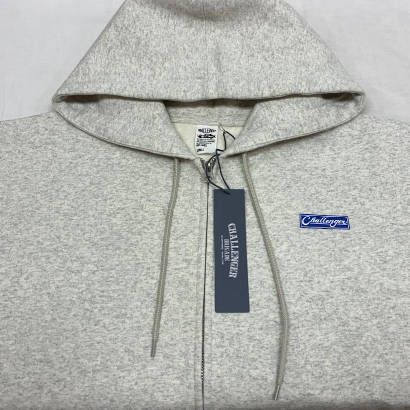 チャレンジャー CHALLENGER パーカー 長袖 24AW BAR LOGO ZIP HOODIE バー ロゴ ジップ フーディー CLG-SW 024-007 パーカー S ロゴ、文字 X プリント 灰 / グレー / gray メンズ USED 古着 中古 50153710