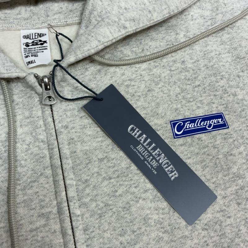 チャレンジャー CHALLENGER パーカー 長袖 24AW BAR LOGO ZIP HOODIE バー ロゴ ジップ フーディー CLG-SW 024-007 パーカー S ロゴ、文字 X プリント 灰 / グレー / gray メンズ USED 古着 中古 50153710