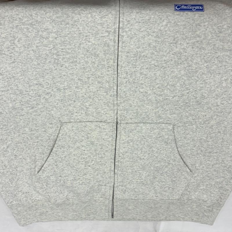 チャレンジャー CHALLENGER パーカー 長袖 24AW BAR LOGO ZIP HOODIE バー ロゴ ジップ フーディー CLG-SW 024-007 パーカー S ロゴ、文字 X プリント 灰 / グレー / gray メンズ USED 古着 中古 50153710