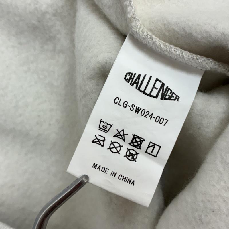 チャレンジャー CHALLENGER パーカー 長袖 24AW BAR LOGO ZIP HOODIE バー ロゴ ジップ フーディー CLG-SW 024-007 パーカー S ロゴ、文字 X プリント 灰 / グレー / gray メンズ USED 古着 中古 50153710