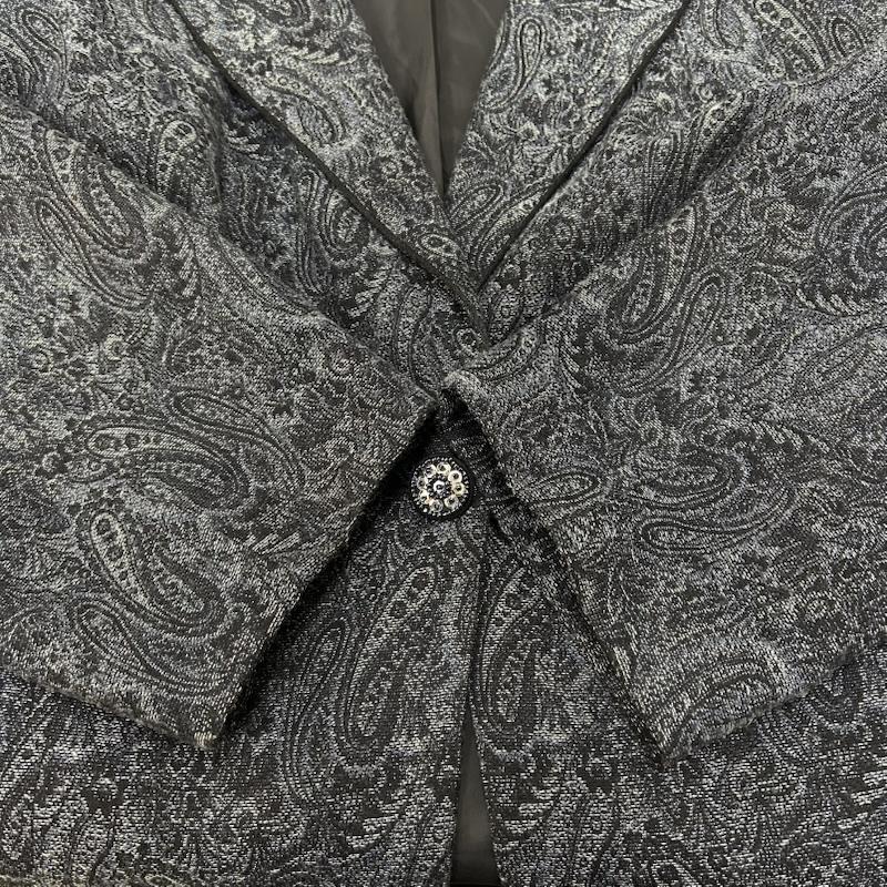 ＵＳＥＤ古着 USED/古着 ジャケット、上着 ジャケット、ブレザー AUGUST SILK テーラードジャケット ペイズリー柄 ボタンビーズ 24W - ペイズリー レディース USED 古着 中古 50153721