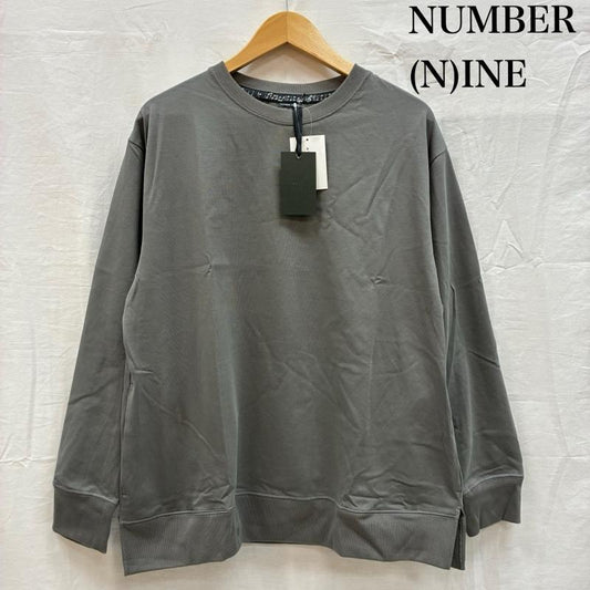 ナンバーナイン NUMBER (N)INE Tシャツ 長袖 22AW ハイツイスト コットン サイドポケット ロングスリーブ クルーネック Tシャツ F22NC002 2 灰 / グレー / gray メンズ USED 古着 中古 50153733