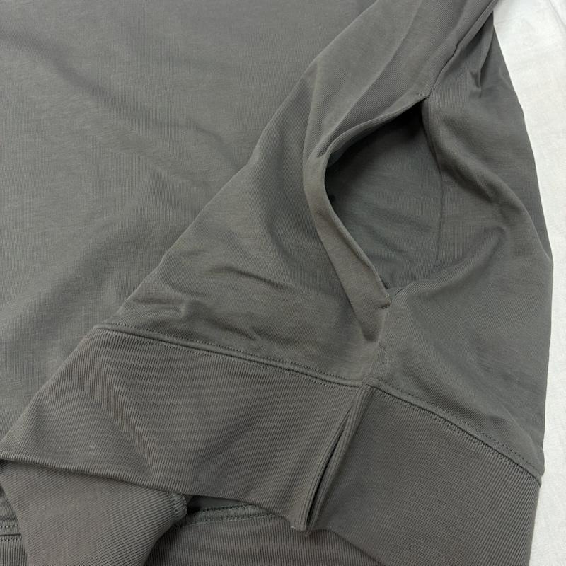 ナンバーナイン NUMBER (N)INE Tシャツ 長袖 22AW ハイツイスト コットン サイドポケット ロングスリーブ クルーネック Tシャツ F22NC002 2 灰 / グレー / gray メンズ USED 古着 中古 50153733
