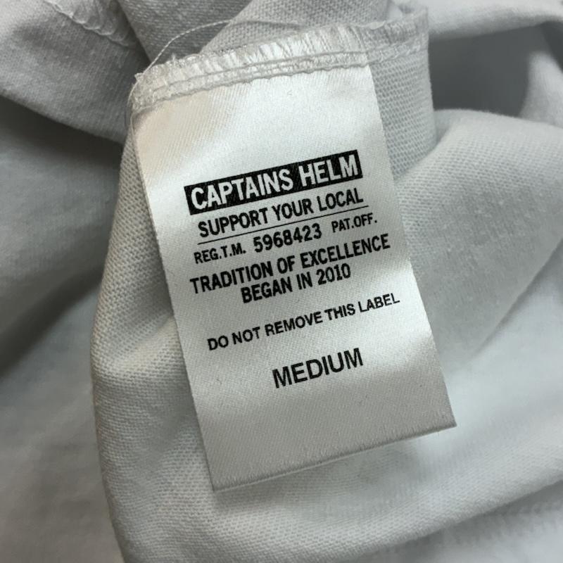 キャプテンズヘルム Captains Helm Tシャツ 長袖 22ss NEW YEAR LOGO L/S TEE ニューイヤー ロゴ ロングスリーブ Tシャツ CH22-SS-T01 M ロゴ、文字 X プリント 白 / ホワイト / white メンズ USED 古着 中古 50153735