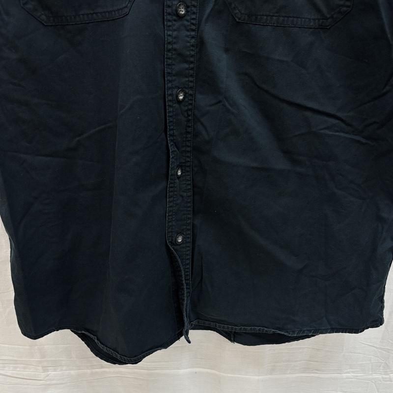 ハーレーダビッドソン Harley-Davidson シャツ、ブラウス 半袖 エンブレム ロゴ 刺繍 半袖 ワーク シャツ L メンズ USED 古着 中古 50153776