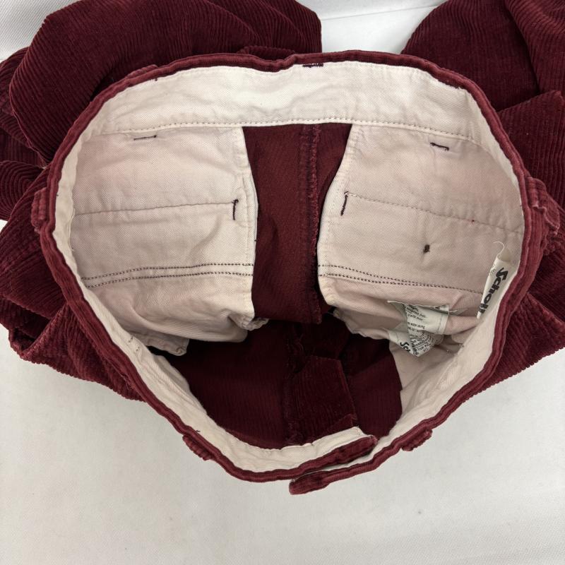 ショット schott パンツ ワークパンツ、ペインターパンツ コーディロイパンツ ボルドー ワイン 358 29インチ メンズ USED 古着 中古 50153780