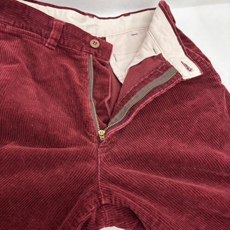 ショット schott パンツ ワークパンツ、ペインターパンツ コーディロイパンツ ボルドー ワイン 358 29インチ メンズ USED 古着 中古 50153780