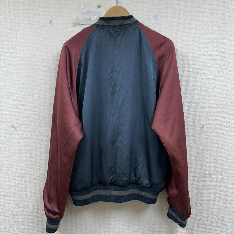 ディーゼル DIESEL ジャケット、上着 ジャンパー、ブルゾン 18SS 鶴 般若 刺繍 ダメージ加工 リバーシブル スカジャン S 黒 / ブラック / black X 青 / ブルー / blue メンズ USED 古着 中古 50153786