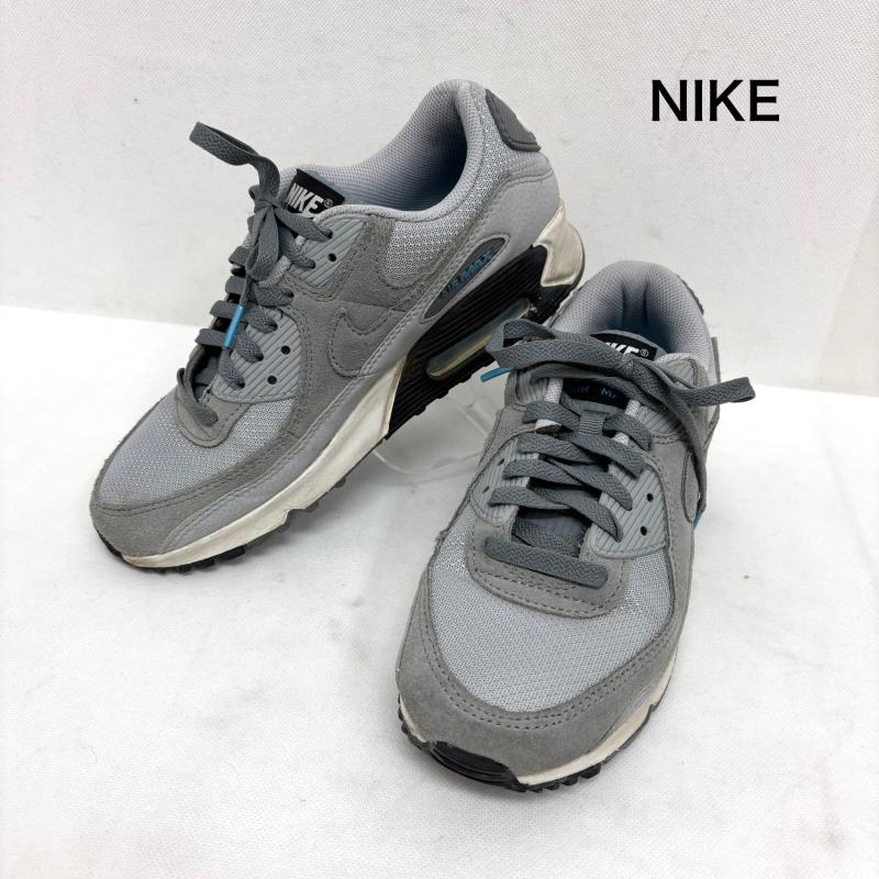 ナイキ NIKE スニーカー スニーカー AIR MAX 90 エア マックス 90 DM0029-002 グレー 25.0cm 青 / ブルー / blue X 灰 / グレー / gray レディース USED 古着 中古 50153789
