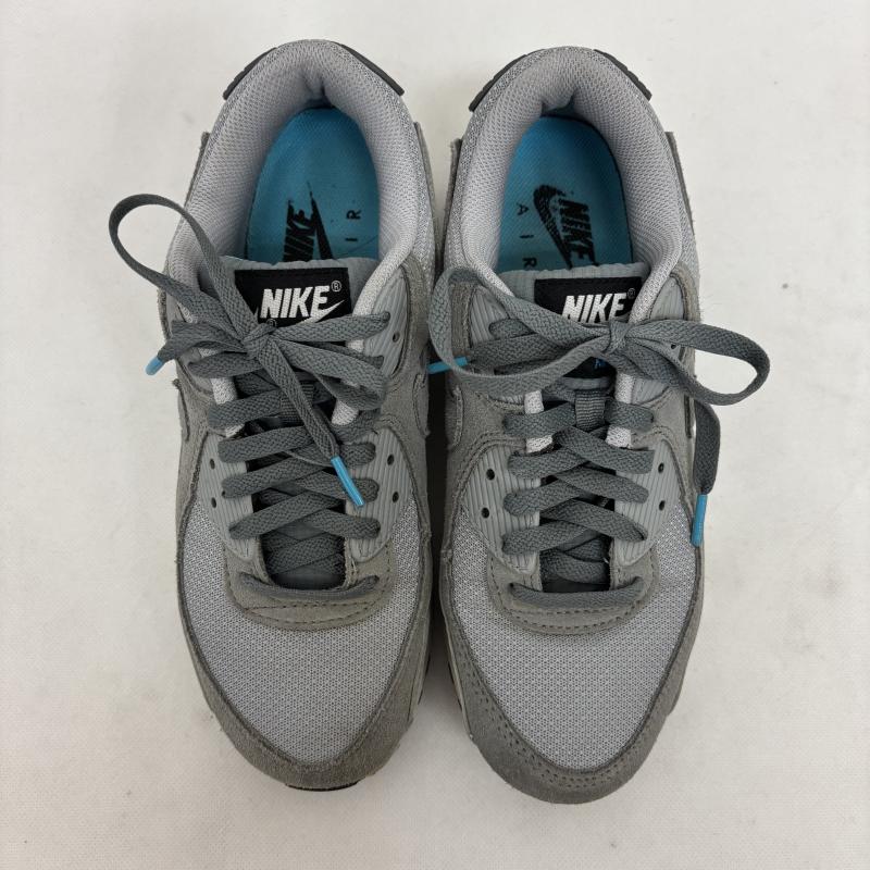 ナイキ NIKE スニーカー スニーカー AIR MAX 90 エア マックス 90 DM0029-002 グレー 25.0cm 青 / ブルー / blue X 灰 / グレー / gray レディース USED 古着 中古 50153789