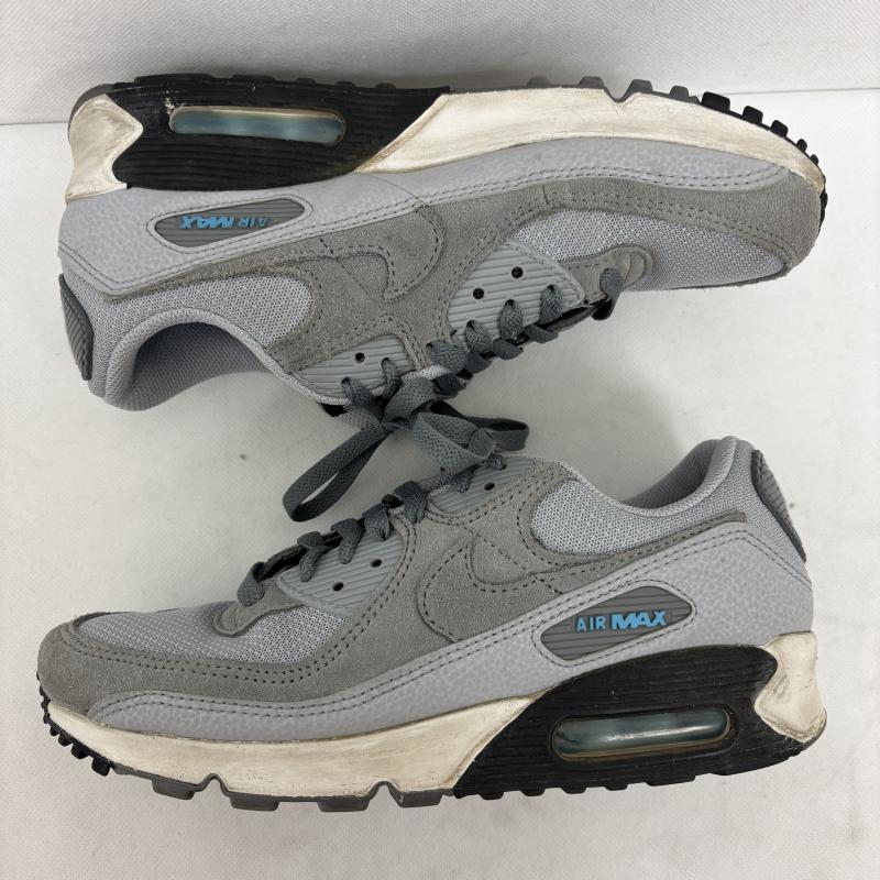 ナイキ NIKE スニーカー スニーカー AIR MAX 90 エア マックス 90 DM0029-002 グレー 25.0cm 青 / ブルー / blue X 灰 / グレー / gray レディース USED 古着 中古 50153789