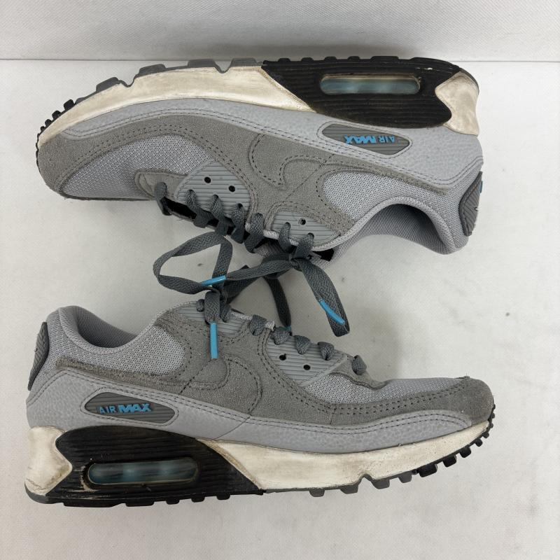 ナイキ NIKE スニーカー スニーカー AIR MAX 90 エア マックス 90 DM0029-002 グレー 25.0cm 青 / ブルー / blue X 灰 / グレー / gray レディース USED 古着 中古 50153789