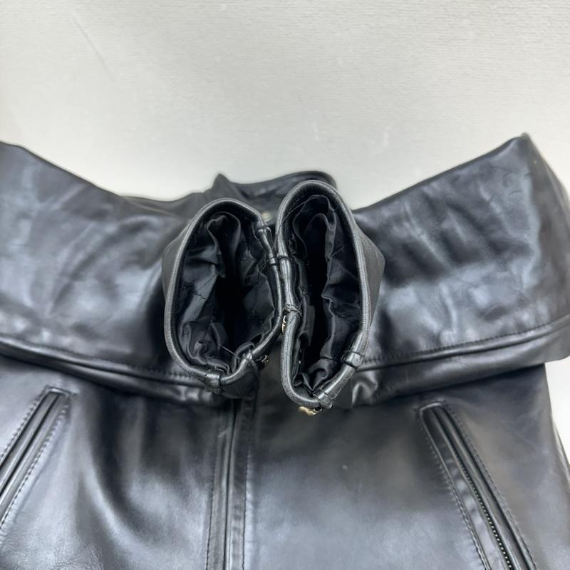 インディアン INDIAN ジャケット、上着 ライダース ステアハイド レザー シングル ライダース ジャケット 38 黒 / ブラック / black メンズ USED 古着 中古 50153793