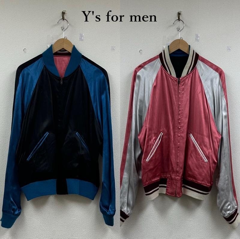 ワイズフォーメン Y s for men ジャケット、上着 ジャンパー、ブルゾン リバーシブル スカジャン MJ-Y15-810 3 黒 / ブラック / black X 赤 / レッド / red X 青 / ブルー / blue メンズ USED 古着 中古 50153795