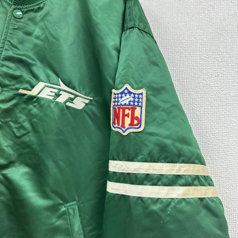 スターター STARTER ジャケット、上着 ジャンパー、ブルゾン 90s NFL JETS ナイロン スタジャン XL 緑 / グリーン / green メンズ USED 古着 中古 50153801