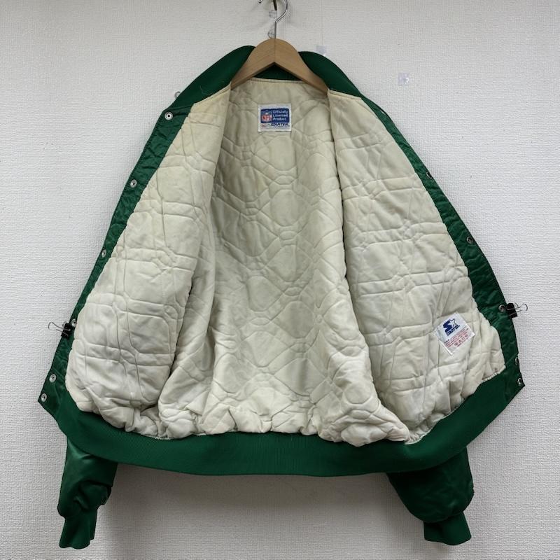 スターター STARTER ジャケット、上着 ジャンパー、ブルゾン 90s NFL JETS ナイロン スタジャン XL 緑 / グリーン / green メンズ USED 古着 中古 50153801