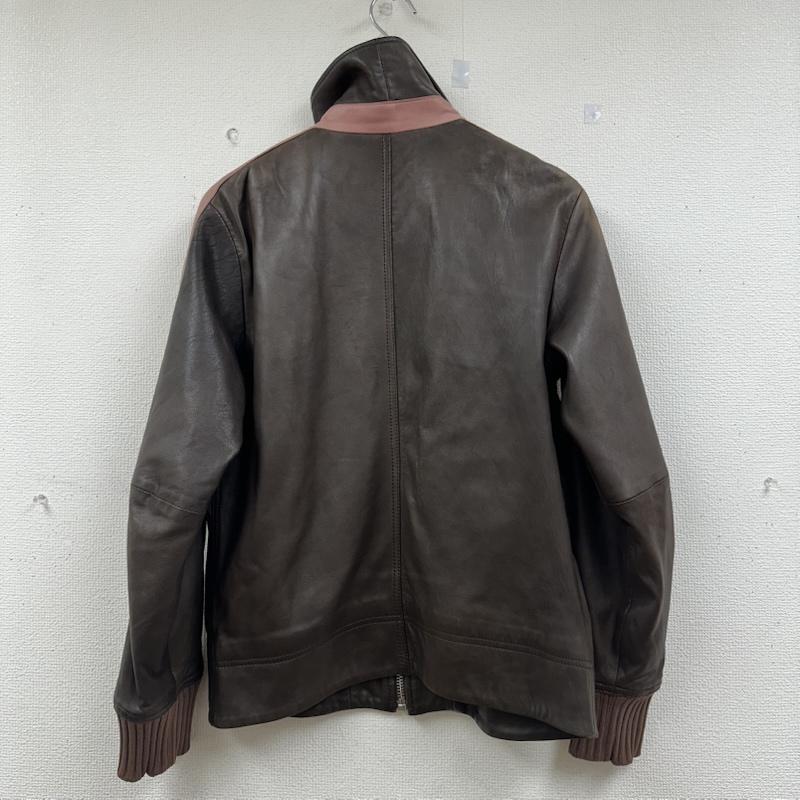 ディーゼル DIESEL ジャケット、上着 レザージャケット 00s スリーライン レザー トラック ジャケット S 茶 / ブラウン / brown メンズ USED 古着 中古 50153805