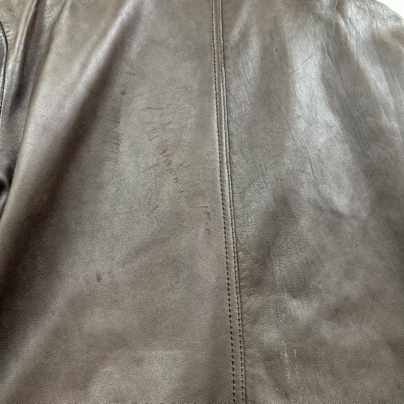 ディーゼル DIESEL ジャケット、上着 レザージャケット 00s スリーライン レザー トラック ジャケット S 茶 / ブラウン / brown メンズ USED 古着 中古 50153805