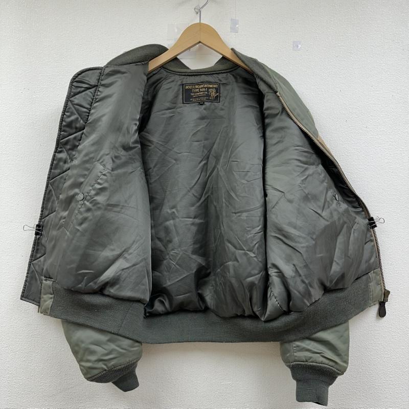 テッドマン TEDMAN ジャケット、上着 フライトジャケット TED COMPANY MA-1 フライト ジャケット ワッペン 42 カーキオリーブ / カーキオリーブ / メンズ USED 古着 中古 50153808