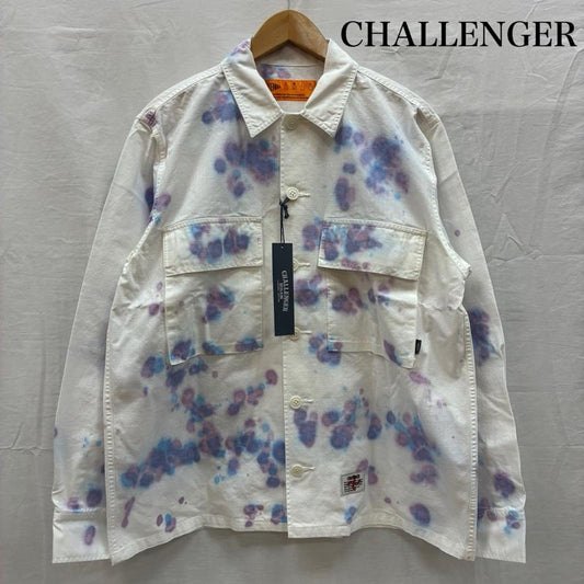 チャレンジャー CHALLENGER シャツ、ブラウス 長袖 19AW DREAMIN DYED SHIRT タイダイ リップストップ ロングスリーブ シャツ CLG-SH 019-009 M メンズ USED 古着 中古 50153809