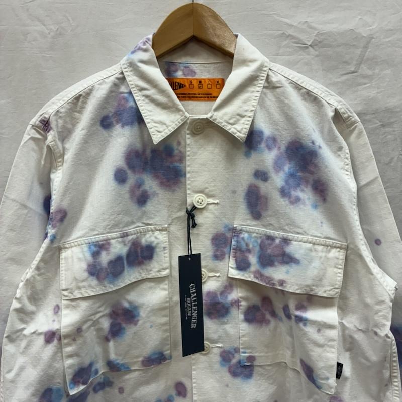 チャレンジャー CHALLENGER シャツ、ブラウス 長袖 19AW DREAMIN DYED SHIRT タイダイ リップストップ ロングスリーブ シャツ CLG-SH 019-009 M メンズ USED 古着 中古 50153809