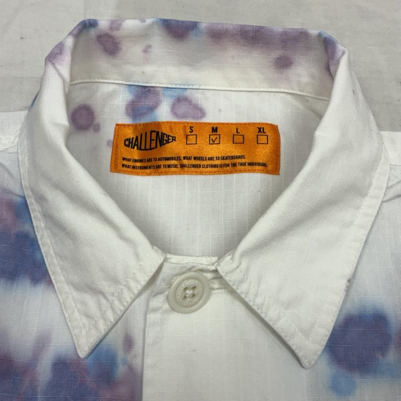 チャレンジャー CHALLENGER シャツ、ブラウス 長袖 19AW DREAMIN DYED SHIRT タイダイ リップストップ ロングスリーブ シャツ CLG-SH 019-009 M メンズ USED 古着 中古 50153809