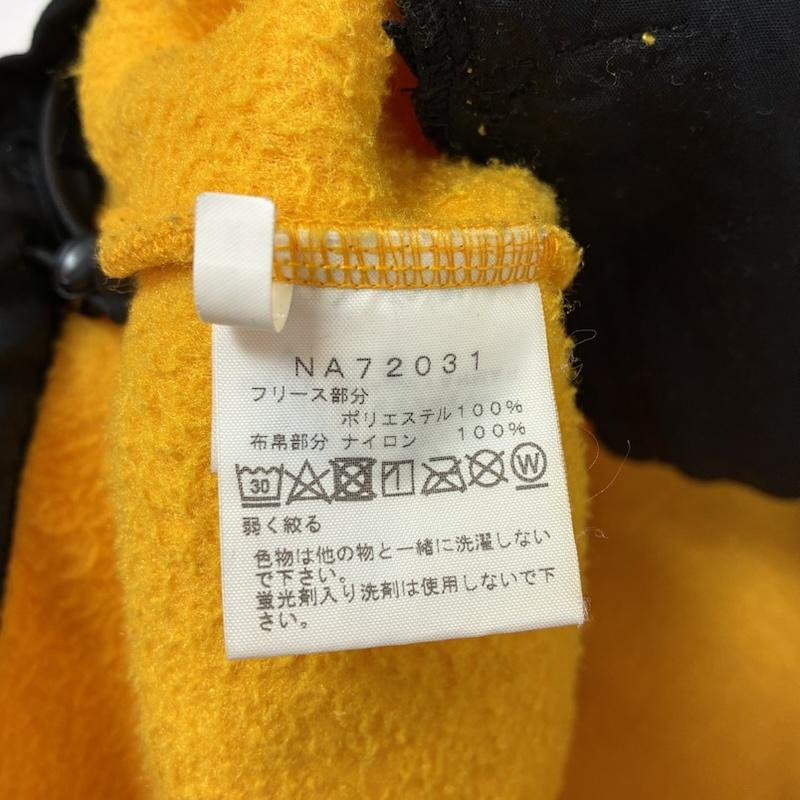 ザノースフェイス THE NORTH FACE ジャケット、上着 ジャンパー、ブルゾン Him Fleece Parka ヒム フリース パーカー NA72031 ハーフジップ ジャケット L ロゴ、文字 黒 / ブラック / black X 黄 / イエロー / yellow メンズ USED 古着 中古 50153819