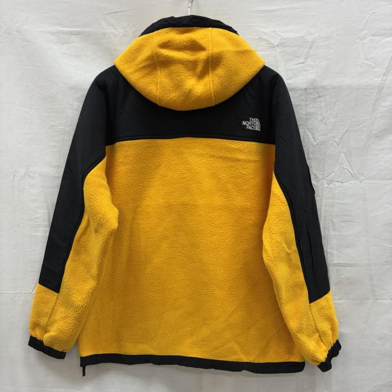ザノースフェイス THE NORTH FACE ジャケット、上着 ジャンパー、ブルゾン Him Fleece Parka ヒム フリース パーカー NA72031 ハーフジップ ジャケット L ロゴ、文字 黒 / ブラック / black X 黄 / イエロー / yellow メンズ USED 古着 中古 50153819