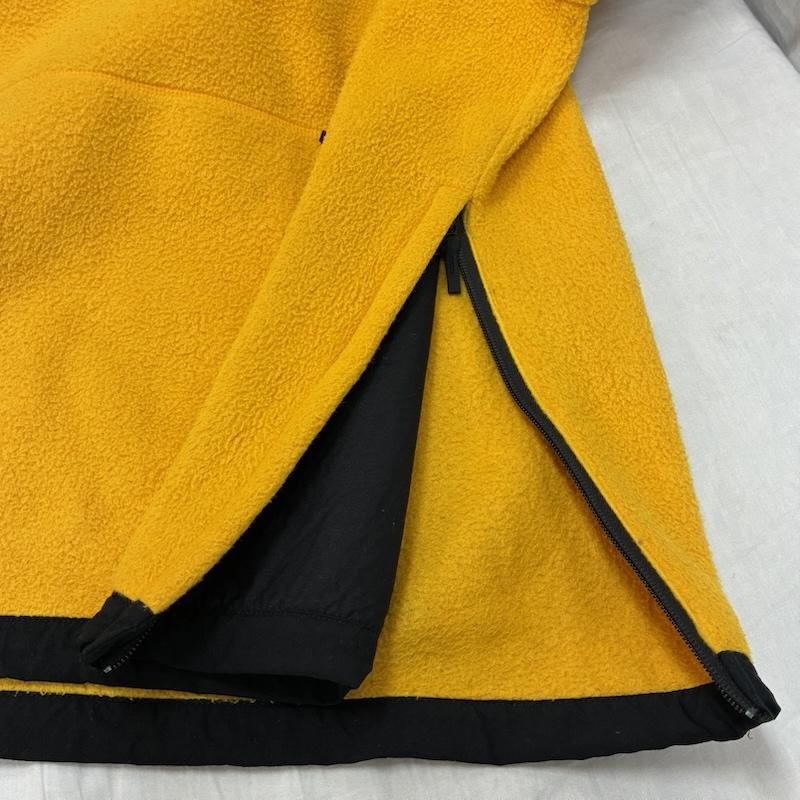 ザノースフェイス THE NORTH FACE ジャケット、上着 ジャンパー、ブルゾン Him Fleece Parka ヒム フリース パーカー NA72031 ハーフジップ ジャケット L ロゴ、文字 黒 / ブラック / black X 黄 / イエロー / yellow メンズ USED 古着 中古 50153819