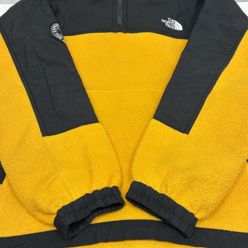 ザノースフェイス THE NORTH FACE ジャケット、上着 ジャンパー、ブルゾン Him Fleece Parka ヒム フリース パーカー NA72031 ハーフジップ ジャケット L ロゴ、文字 黒 / ブラック / black X 黄 / イエロー / yellow メンズ USED 古着 中古 50153819