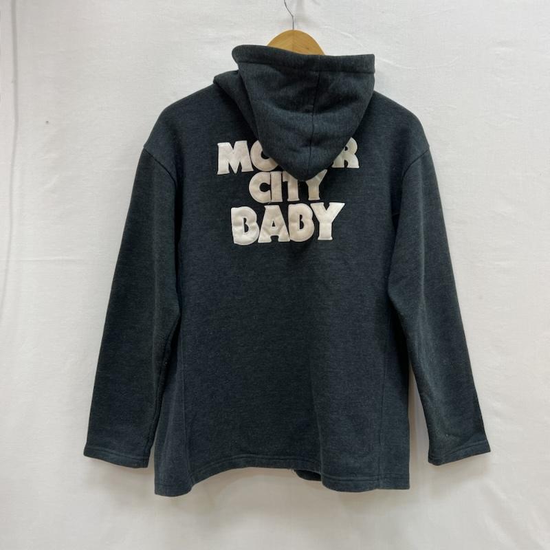 ヒステリックグラマー HYSTERIC GLAMOUR パーカー 長袖 90s 初期 ガールプリント フルジップ スウェット パーカー y2k - 灰 / グレー / gray レディース USED 古着 中古 50153823
