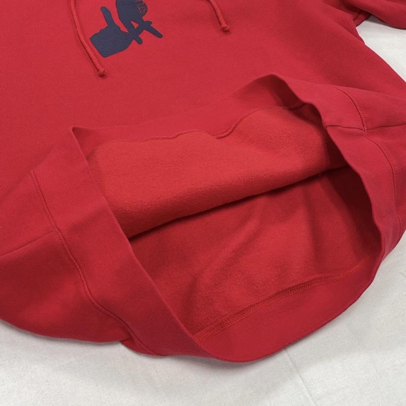 ステューシー STUSSY パーカー 長袖 LA プリント プルオーバー フーディー パーカー ロサンゼルス ヴィンテージ オールド OLD L プリント 赤 / レッド / red X 紺 / ネイビー / navy メンズ USED 古着 中古 50153832