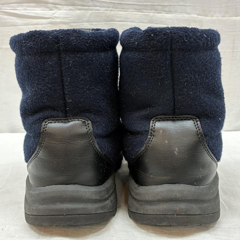 ザノースフェイス THE NORTH FACE ブーツ ショートブーツ NUPTSE BOOTIE WOOL V SHORT ヌプシ ブーティー ウール V ショート NF51979 26.0cm ロゴ、文字 X 刺繍 紺 / ネイビー / navy メンズ USED 古着 中古 50153841