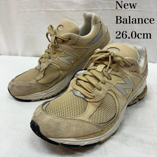 ニューバランス New Balance スニーカー スニーカー ML2002 R2 ピッグスキン スエード メッシュ ローカット スニーカー ランニング シューズ 26.0cm ロゴ、文字 メンズ USED 古着 中古 50153844