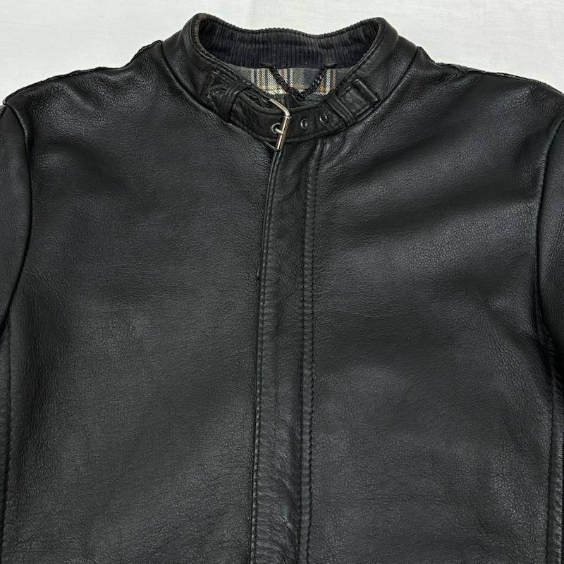 ショット schott ジャケット、上着 ジャンパー、ブルゾン CLASSIC RACER JACKET クラシック レーサー レザー ジャケット 3101010 シングル ライダース S ワンポイント X ロゴ、文字 X チェック 黒 / ブラック / black メンズ USED 古着 中古 50153851