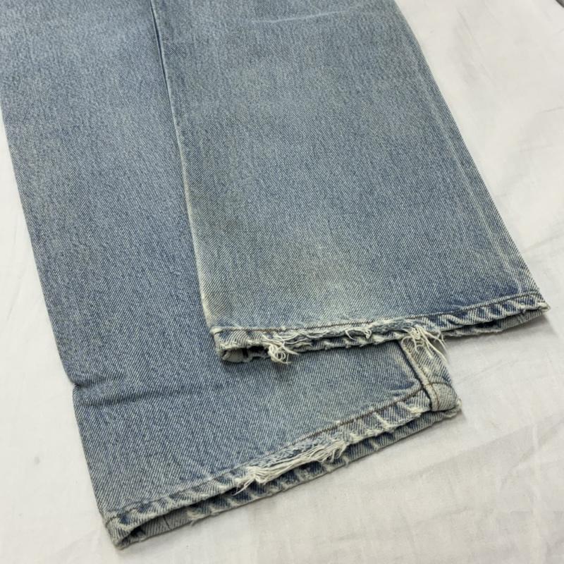 リーバイス Levi s パンツ デニム、ジーンズ 501 メキシコ製 00s ジェロニモ geronimo ペイント ストレート デニムパンツ 32インチ ロゴ、文字 メンズ USED 古着 中古 50153852