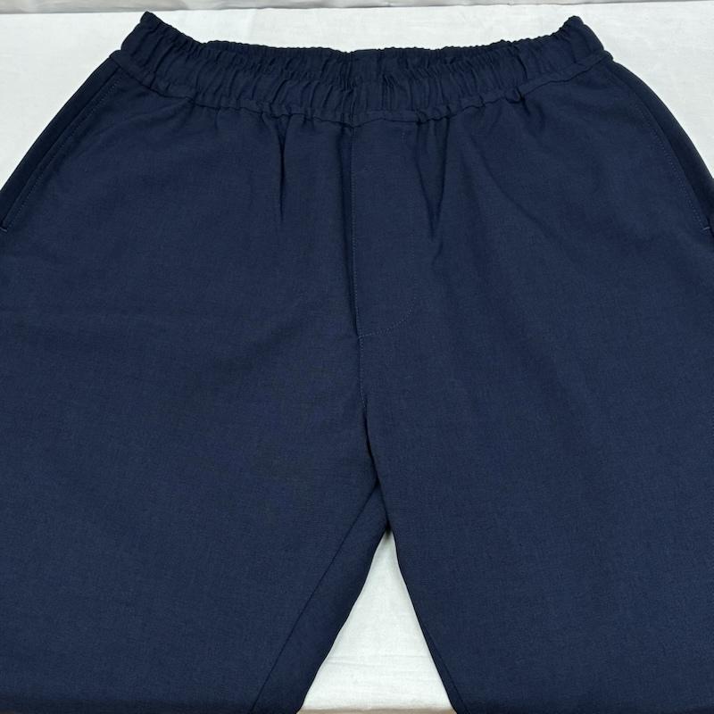 デラックス DELUXE ボトムス ボトムス 9.5/L EASY WIDE PANTS イージー ワイド パンツ 16SDS4003 テーパード タグ付き L ワンポイント X ロゴ、文字 紺 / ネイビー / navy メンズ USED 古着 中古 50153856