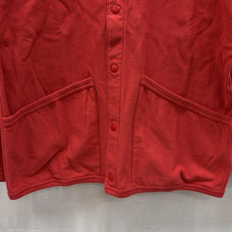 スタンダード カリフォルニア STANDARD CALIFORNIA カーディガン 長袖 コットン スウェット カーディガン クルーネック SD US COTTON SWEAT CARDIGAN S 赤 / レッド / red メンズ USED 古着 中古 50153866