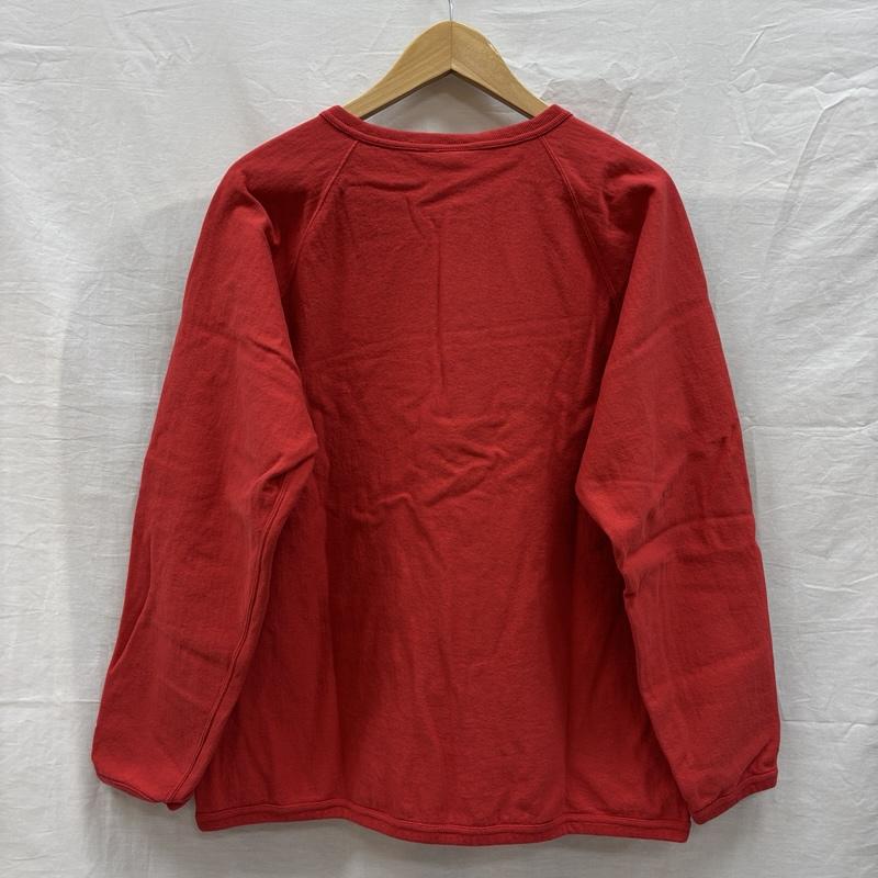 スタンダード カリフォルニア STANDARD CALIFORNIA カーディガン 長袖 コットン スウェット カーディガン クルーネック SD US COTTON SWEAT CARDIGAN S 赤 / レッド / red メンズ USED 古着 中古 50153866