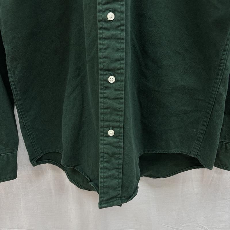 ポロバイラルフローレン Polo by RALPH LAUREN シャツ、ブラウス 長袖 80年代 ビンテージ 緑タグ 長袖 ボタンダウン シャツ 80s VINTAGE L 緑 / グリーン / green レディース USED 古着 中古 50153875